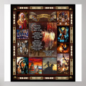 先住民おもしろいアメリカン・ギフト好き ポスター (正面)