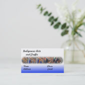 先住民と先住民芸術 名刺 (スタンド正面)