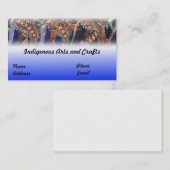 先住民と先住民芸術 名刺 (正面/裏面)