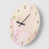 先住民によっては柱時計が開花します ラージ壁時計 (傾斜)