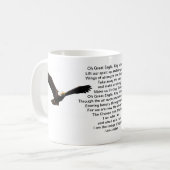 先住民のアメリカのインドの賛歌 コーヒーマグカップ (正面左)