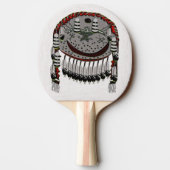 先住民のアメリカのドレッシング 卓球ラケット (裏面)