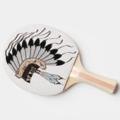 先住民のアメリカのドレッシング 卓球ラケット (横)