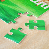 先住民のアメリカ人女性でウッドランド動物 ジグソーパズル (側面)