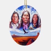 先住民のインディアン将軍 セラミックオーナメント (右)