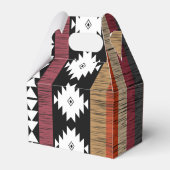 先住民のカラフル民族線パターン フェイバーボックス (裏面サイド)