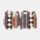 先住民のカラフル民族線パターン フェイバーボックス (折り畳みなし)