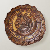 先住民のカレンダー ラウンドクッション (裏面)