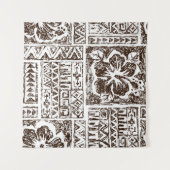 先住民のハワイアン タペストリー (正面(横))