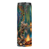 先住民のリーガル族長と森林仲間。 タンブラー (裏面)