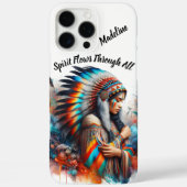 先住民の伝統的服装 Case-Mate iPhoneケース (裏面)