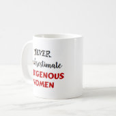先住民の女性 コーヒーマグカップ (正面左)