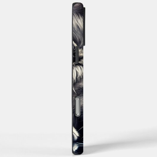 先住民の戦士とライオンの月明かりの下 Case-Mate iPhoneケース (裏面 / 右)