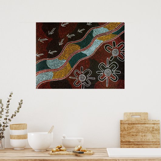 先住民の挑戦 ポスター (キッチン)