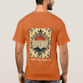 先住民の日デザイン1 - 記念日 Tシャツ (裏面)