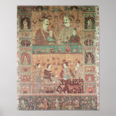 先住民の潜在力を描いたベッドスプレッド ポスター (正面)