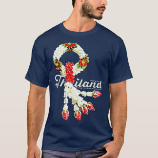 先住民の花タイ Tシャツ