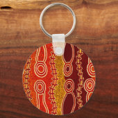 先住民の蛇。 キーホルダー (正面)