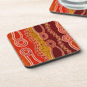 先住民の蛇。 コースター (左側)