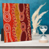 先住民の蛇。 フォトプラーク (側面)