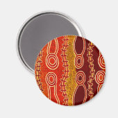 先住民の蛇。 マグネット (正面/裏面)