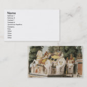 先住民はThoによって刻まれる彼らの定規に尊敬を支払います 名刺 (正面/裏面)