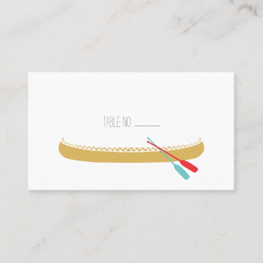 先住民をテーマ | カードの護送 プレイスカード (正面)