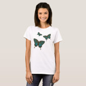 先住民アゲハチョウウィメンズライトシャツ Tシャツ (正面フル)