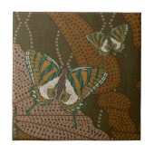 先住民アゲハチョウタイル タイル (正面)