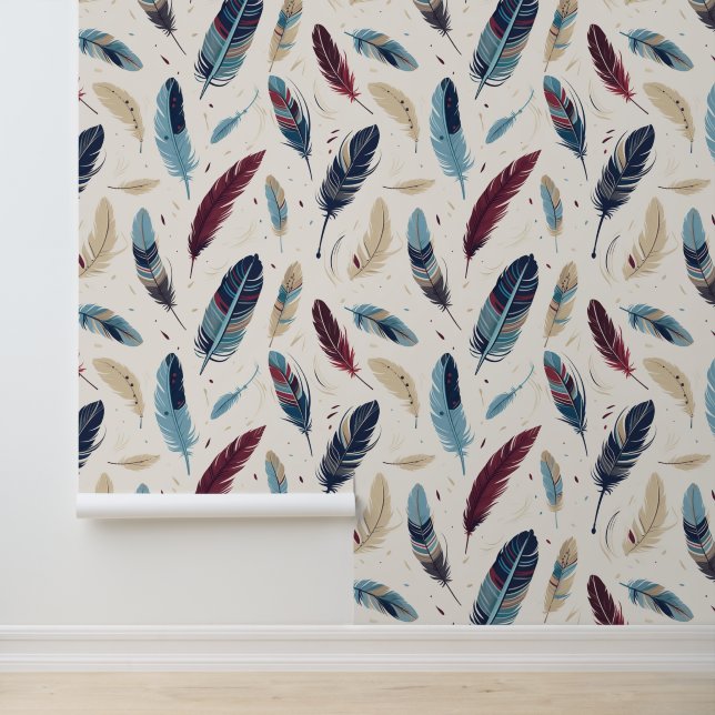 先住民アステカアメリカの羽毛パターン 壁紙 (アプリケーション)