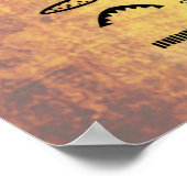 先住民アメリカのインディアンのシンボル ポスター (角)