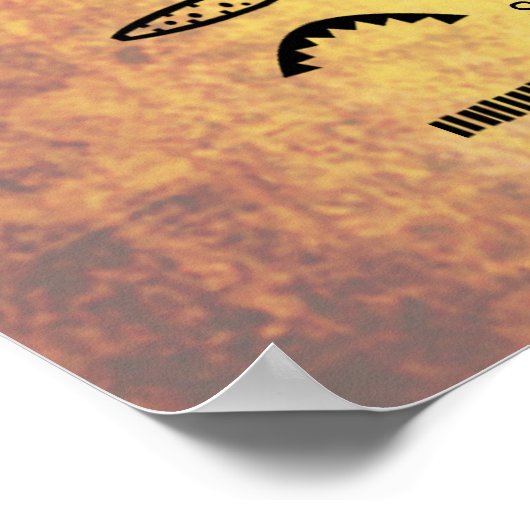 先住民アメリカのインディアンのシンボル ポスター (角)