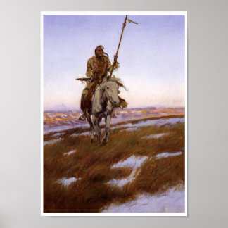 先住民アメリカのインドヴィンテージアートのポスター ポスター