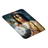 先住民アメリカのカナダのクレー人のチーフ マグネット (右側)