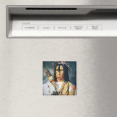 先住民アメリカのカナダのクレー人のチーフ マグネット (インサイチュ (食洗機))