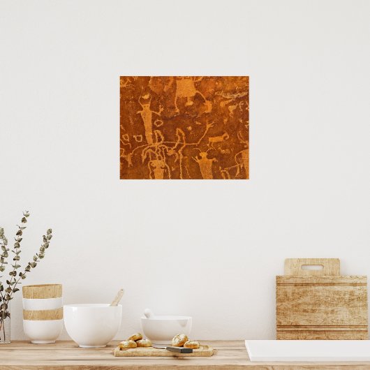 先住民アメリカのガソリン絵文字、ロチェスターパネル、 ポスター (キッチン)