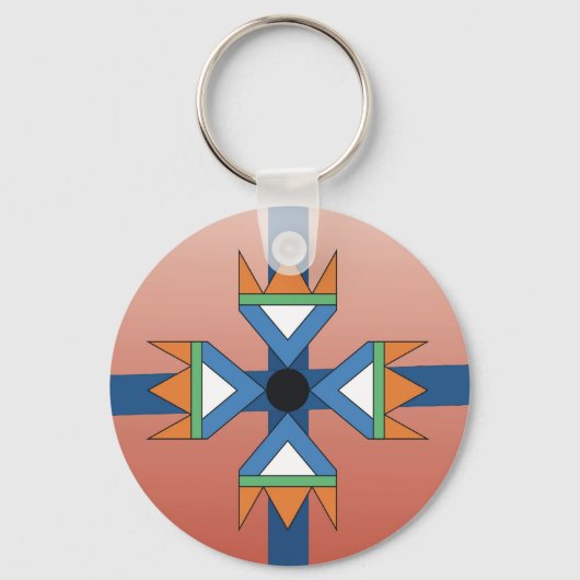 先住民アメリカのキーチェーン キーホルダー (正面)