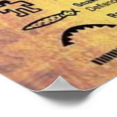 先住民アメリカのシンボル ポスター (角)