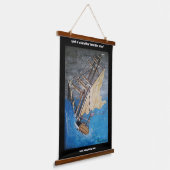 先住民アメリカのスピリット風 吊り下げ型タペストリー (傾斜あり)