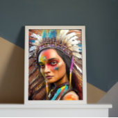 先住民アメリカのスーのポスター ポスター