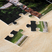 先住民アメリカのトーテムポール，バンクーバー，英国 ジグソーパズル (側面)