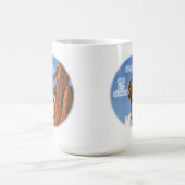 先住民アメリカのピーク時のスケーリング コーヒーマグカップ (中央)