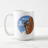 先住民アメリカのピーク時のスケーリング コーヒーマグカップ (左)