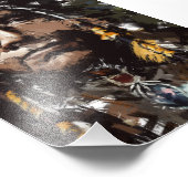 先住民アメリカのポートレートヴィンテージ芸術 フォトプリント            (角)