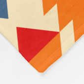 先住民アメリカのロムバスとtrのシームレスなパターン フリースブランケット (角)