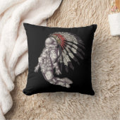 先住民アメリカの伝統宇宙飛行士 クッション (ブランケット)