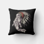 先住民アメリカの伝統宇宙飛行士 クッション (裏面)