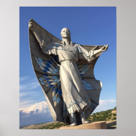 先住民アメリカの女性像 ポスター