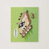 先住民アメリカの感謝祭 ジグソーパズル (縦)