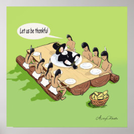 先住民アメリカの感謝祭 ポスター